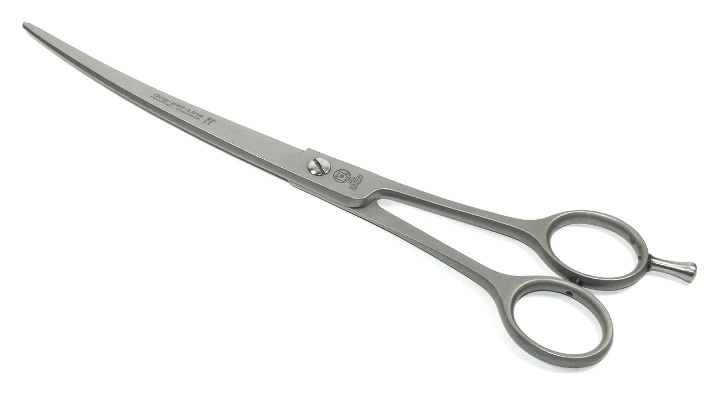 Solingen Curved Grooming Scissors – Professional Pet Trimming Shears for Dogs & Cats