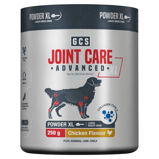 GCS Joint Care Advanced Powder XL 250g – Premium Joint Supplement for Large and Giant Breed Dogs