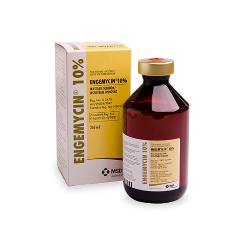Engemycin 10% Injectable Solution – Broad-Spectrum Oxytetracycline Antibiotic for Livestock