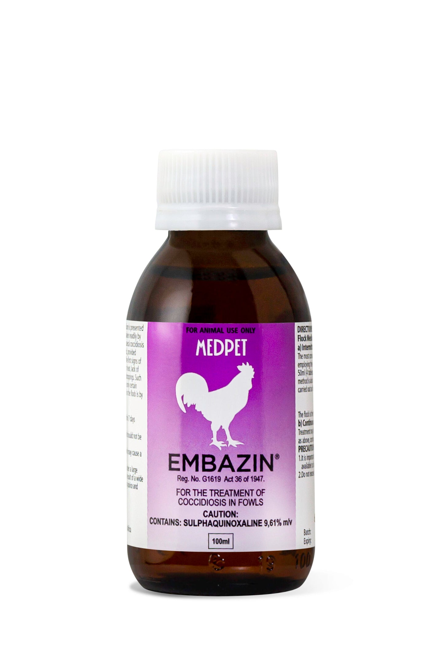 Embazin Coccidiosis Treatment for Poultry & Livestock | Veterinary Solution