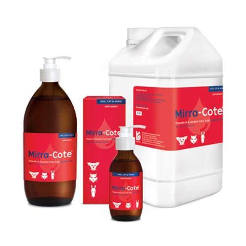 Mirra-Cote Skin & Coat Supplement for Dogs & Cats – Omega 3, 6, Biotin & Vitamins