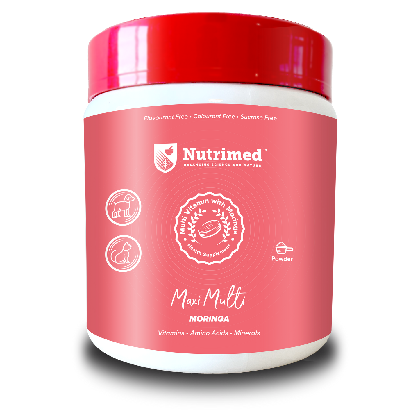 Nutrimed Maxi Multi Moringa – Advanced Multivitamin Supplement for Dogs & Cats | Immune, Joint & Energy Support