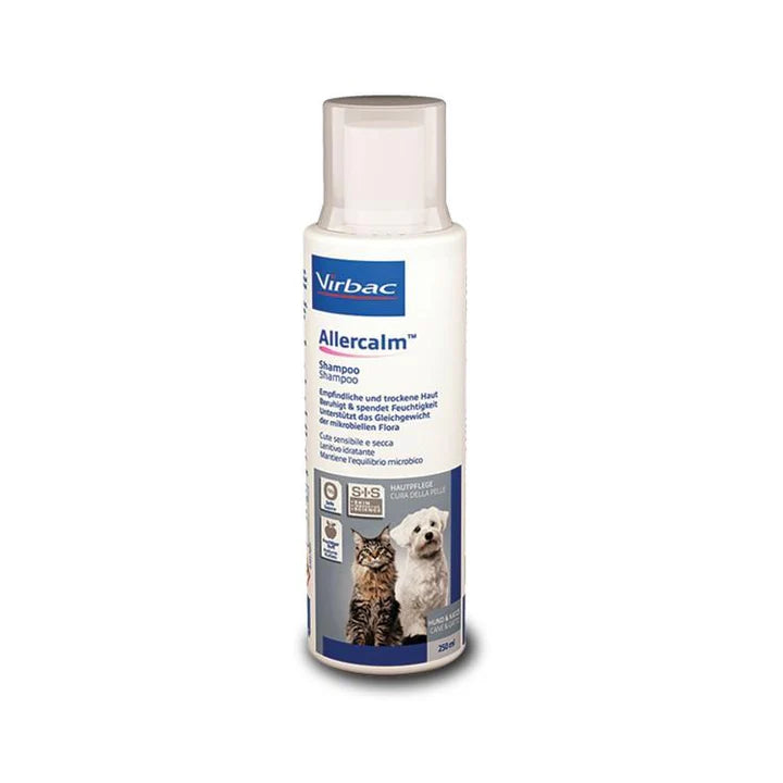 Allercalm Shampoo for Dogs & Cats – Soothing, Oatmeal-Based Relief for Sensitive & Itchy Skin (250ml)