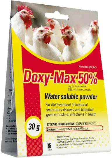 Doxymax 50% Water Soluble Powder | Doxycycline Veterinary Antibiotic