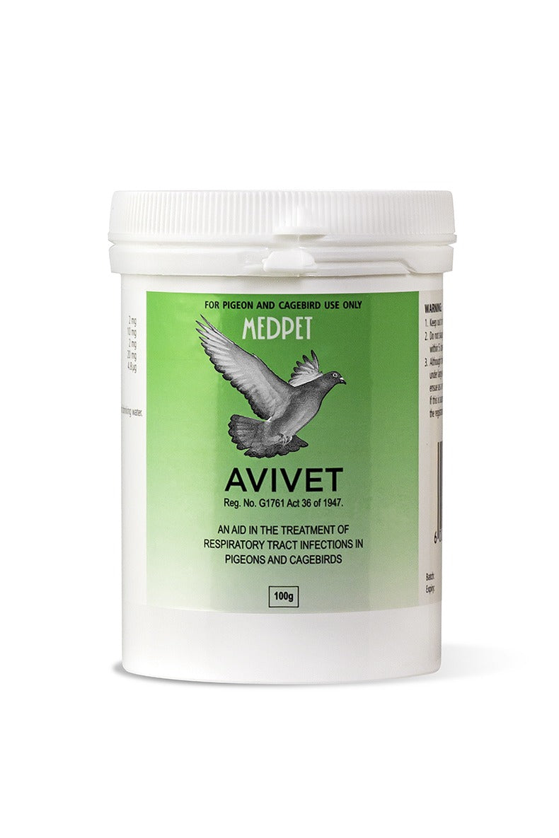 Avivet Antibiotic Soluble Powder for Birds & Poultry - 100g