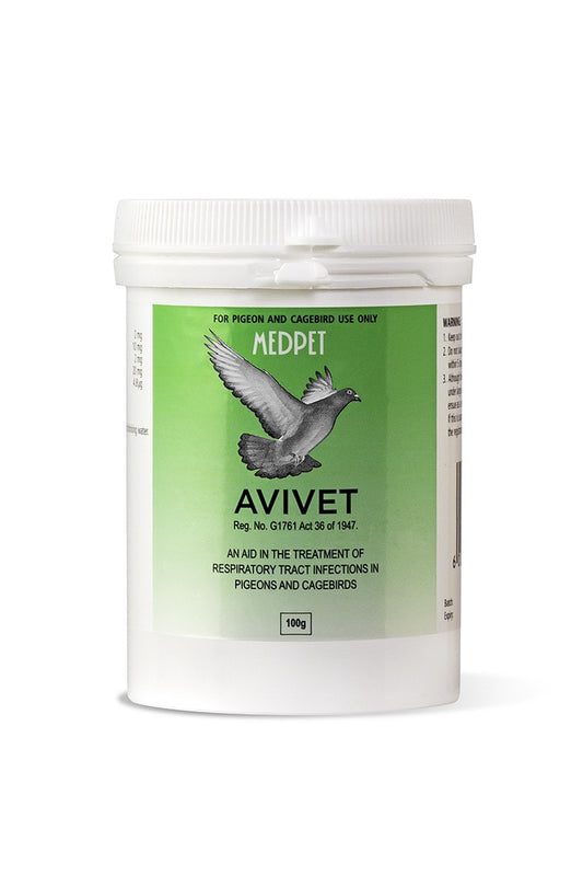 Avivet Antibiotic Soluble Powder for Birds & Poultry - 100g