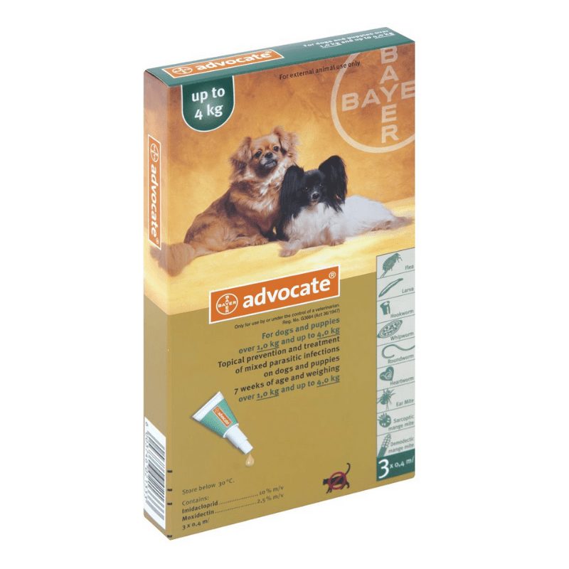Advocate for Dogs – All-in-One Flea, Worm & Heartworm Protection