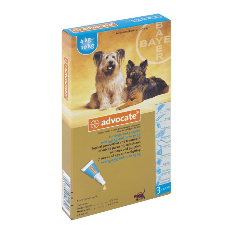Advocate for Dogs – All-in-One Flea, Worm & Heartworm Protection