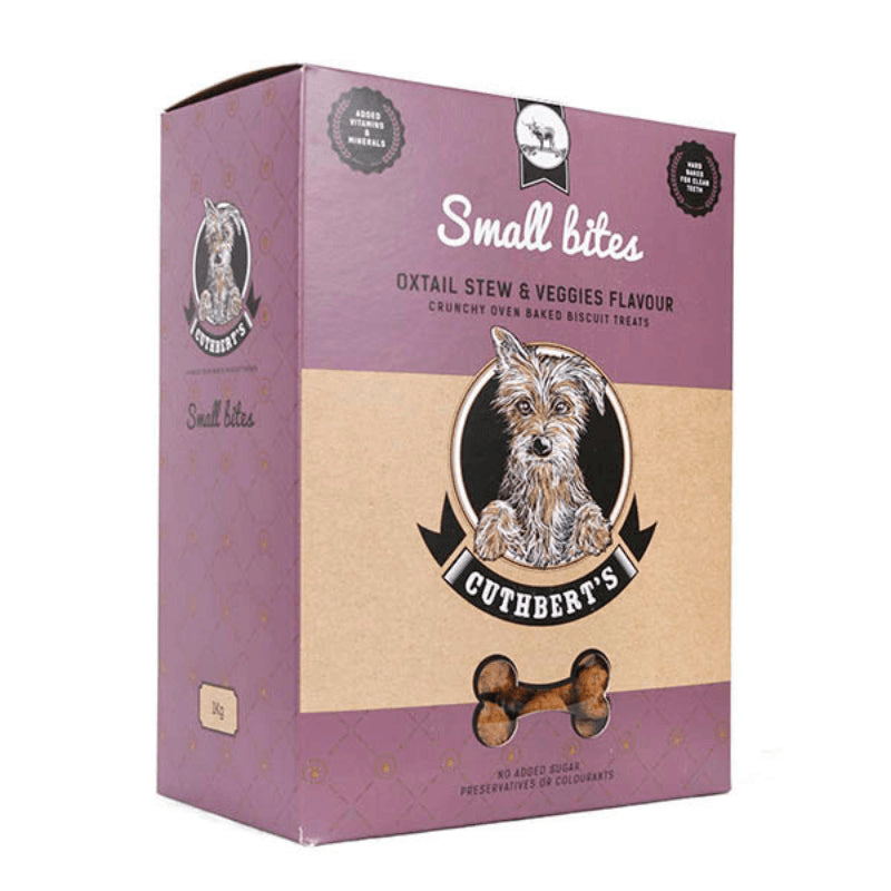 Cuthbert's Oxtail Stew & Veggies Dog Biscuits 1kg - Small & Large Bites - Pet Pharma