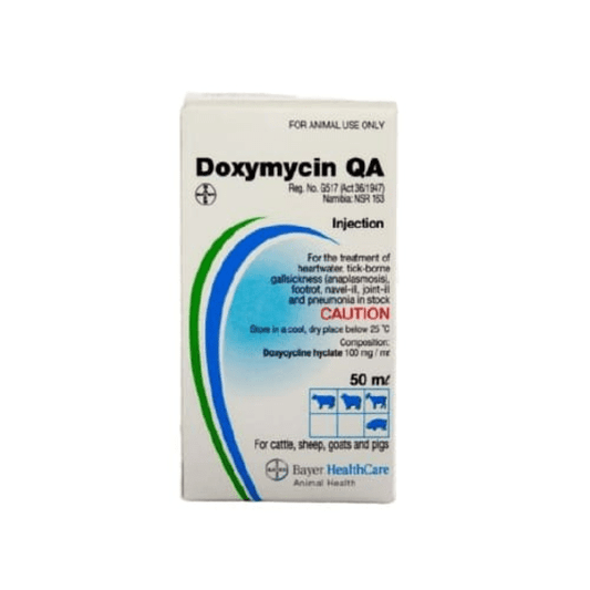 Doxymycin QA Injectable 50ml | Doxycycline Veterinary Antibiotic