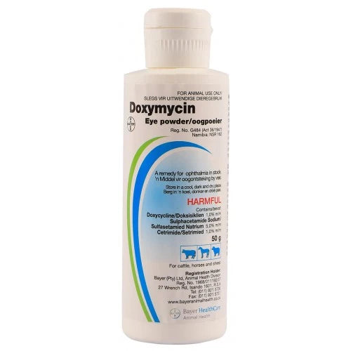 Doxymycin Eye Powder 50g | Topical Ophthalmia Treatment for Livestock