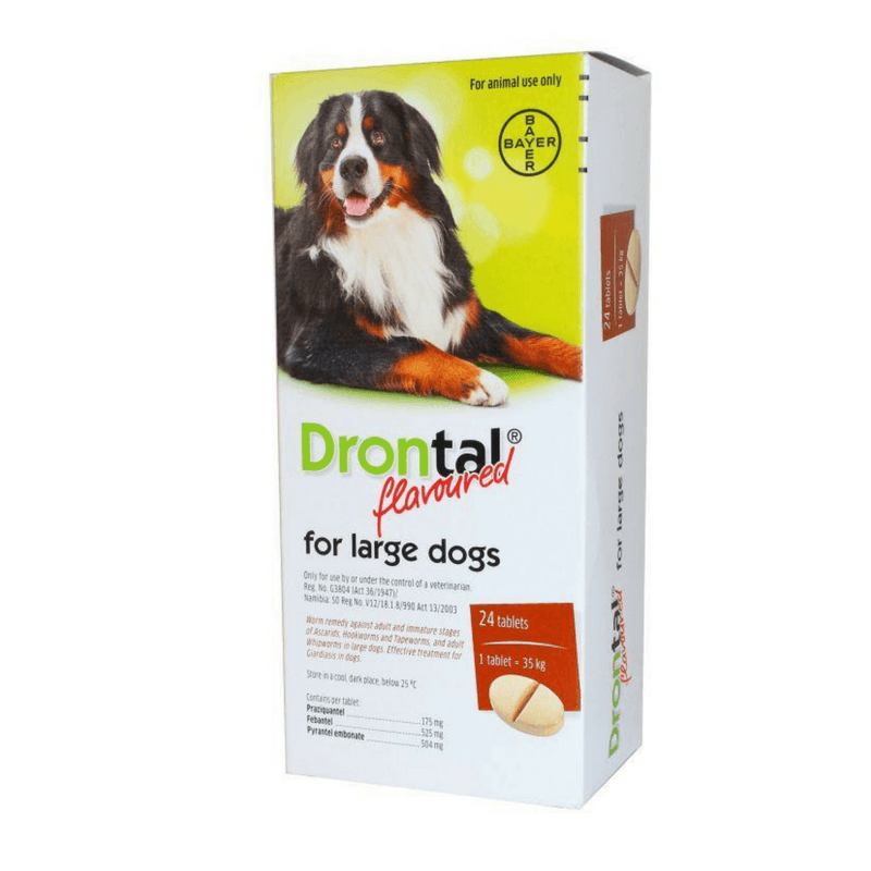 Drontal Flavoured Large Dog 24 Tabs