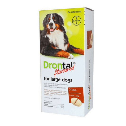 Drontal Flavoured Large Dog 24 Tabs