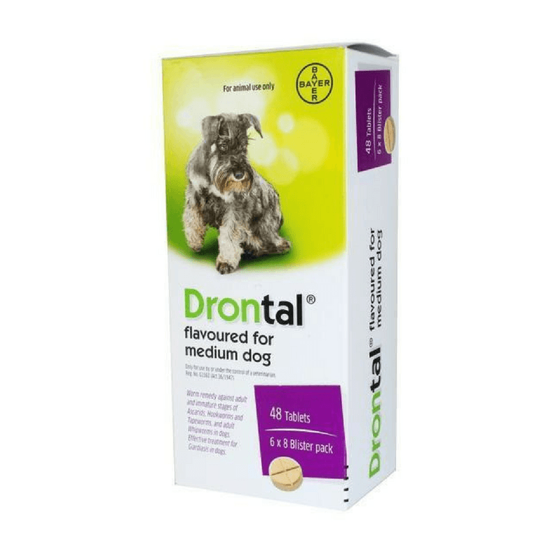 Drontal Flavoured Medium Dog 48 Tabs