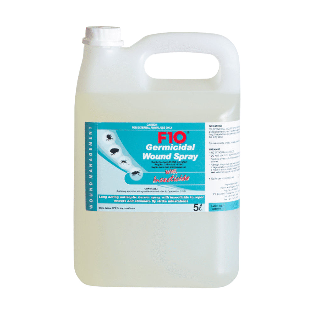 F10 Germicidal Wound Spray – Antiseptic & Fly Repellent for Pets - Pet Pharma