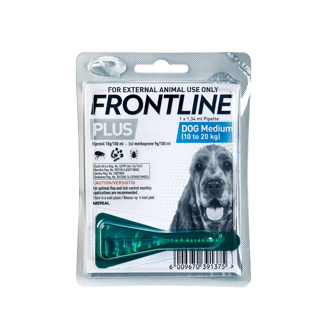 Frontline Plus for Dogs – Monthly Flea & Tick Protection (1 Pip)