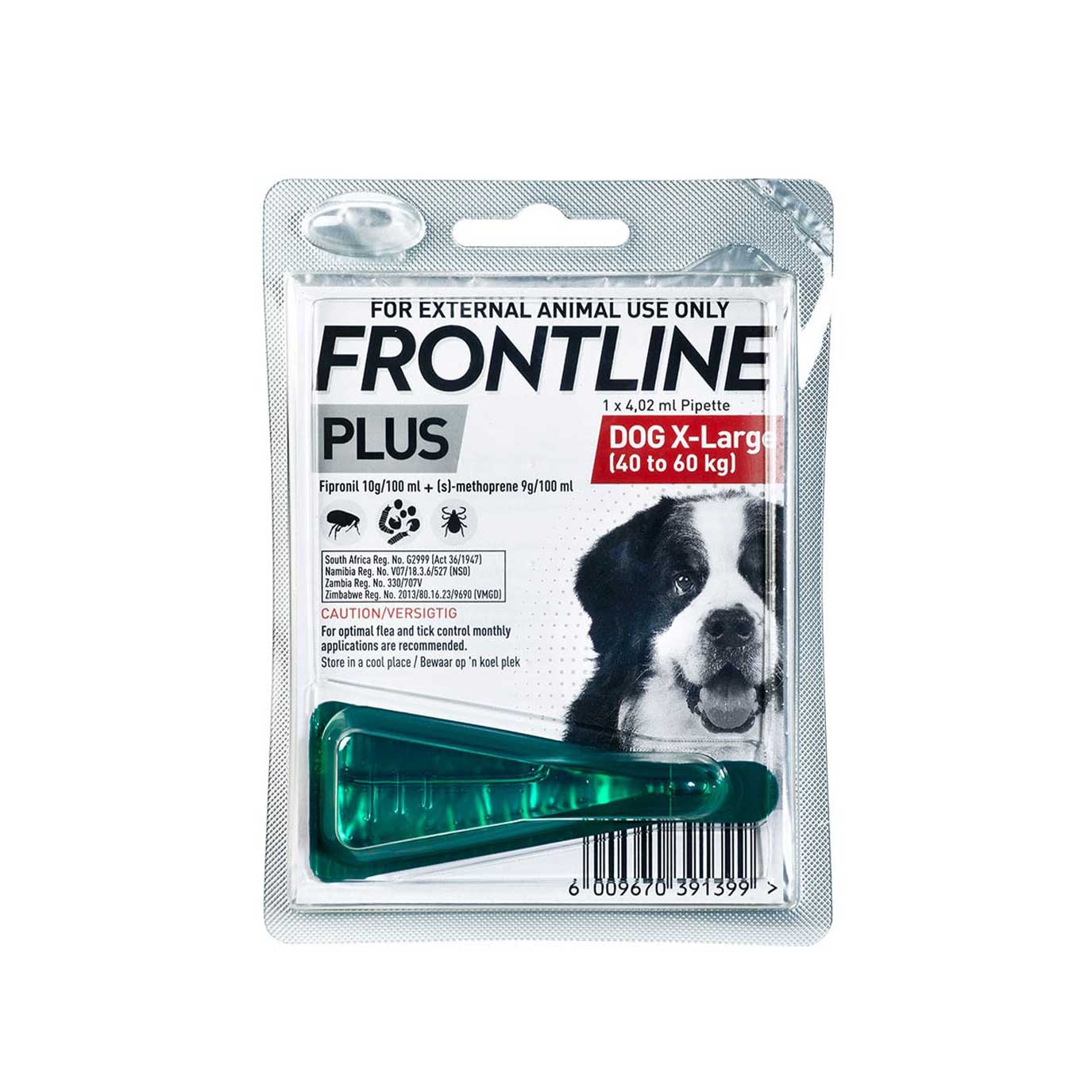 Frontline Plus for Dogs – Monthly Flea & Tick Protection (1 Pip)