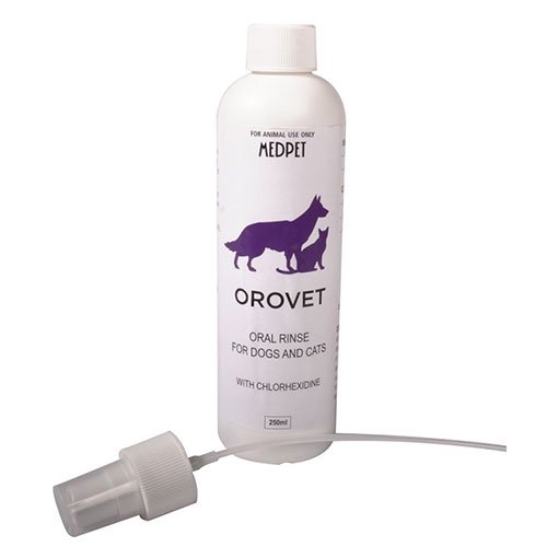 Orovet Oral Spray/Rinse 250ml  – Advanced Antibacterial Dental Spray for Dogs & Cats