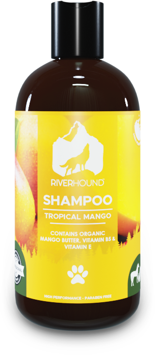 Riverhound Tropical Mango Pet Shampoo - Organic Mango Butter & Vitamin B5 - Pet Pharma