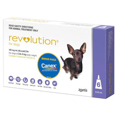 Revolution Tick and Flea Treatment Pack of 3