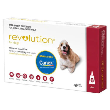 Revolution Tick and Flea Treatment Pack of 3