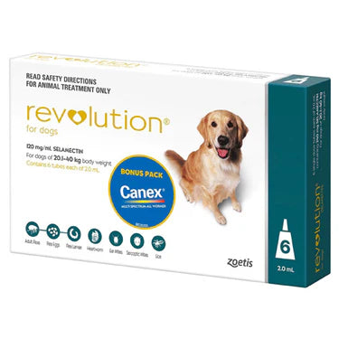 Revolution Tick and Flea Treatment Pack of 3