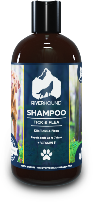 Riverhound Natural Tick & Flea Shampoo - Kills & Repels (Sulphate-Free) - Pet Pharma