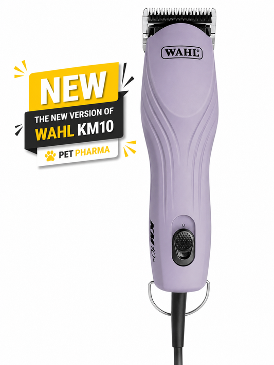 Wahl KM10 Professional 2-Speed Clipper – Ultra Quiet, High-Performance Grooming Tool for Dogs, Cats & Horses - Pet Pharma