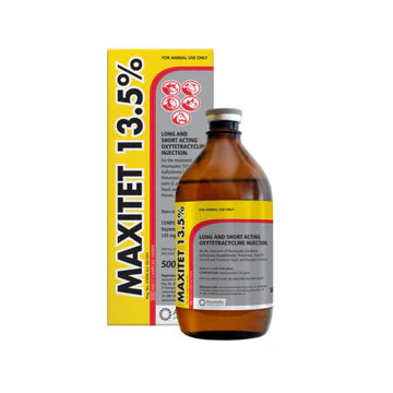 Maxitet 13.5% – Oxytetracycline Injection for Livestock & Horses