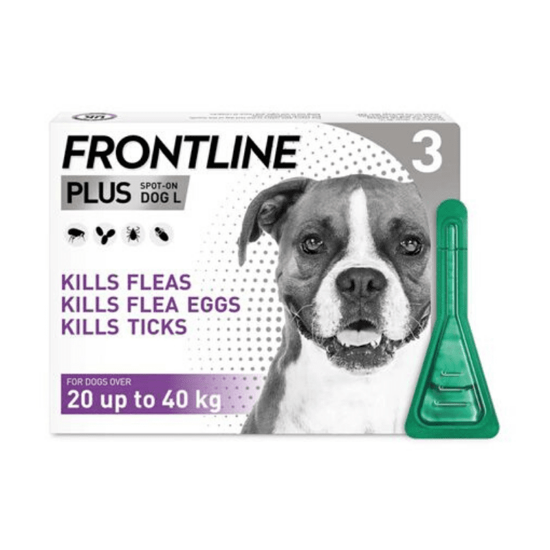 Frontline Plus For Dogs 3 Pack