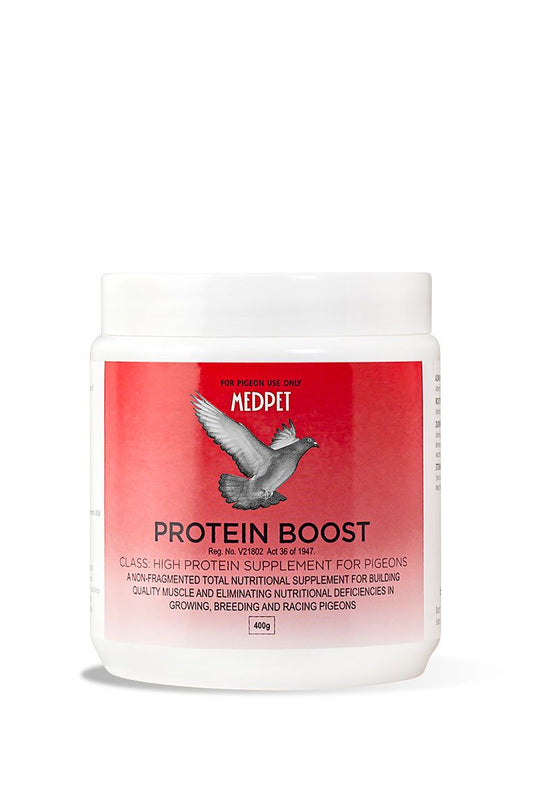 Medpet Protein Boost 400g | Ultimate Pigeon Muscle, Growth & Breeding Supplement